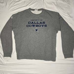 Dallas Cowboys Nike NFL Crewneck Sweatshirt Gray Men’s Large
